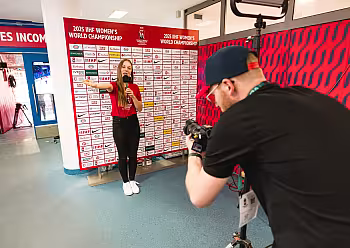 Moderátorka sportovních akcí