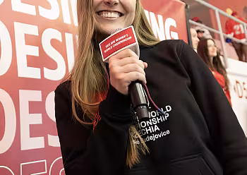 Moderátorka sportovních akcí