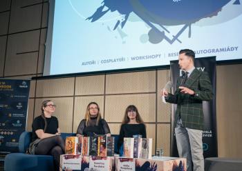 Moderace na knižním festivalu Humbook, 2025