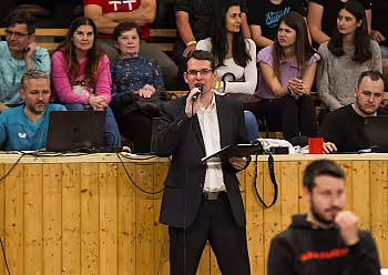 moderování finále extraligy stolního tenisu 