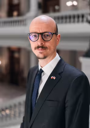 Moderátor Martin Churavy